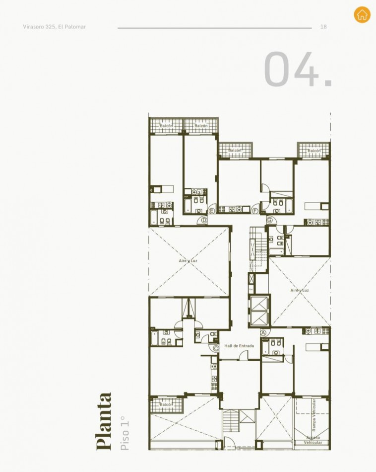 Venta Departamento 3 ambientes En pozo Emprendimiento Palomar