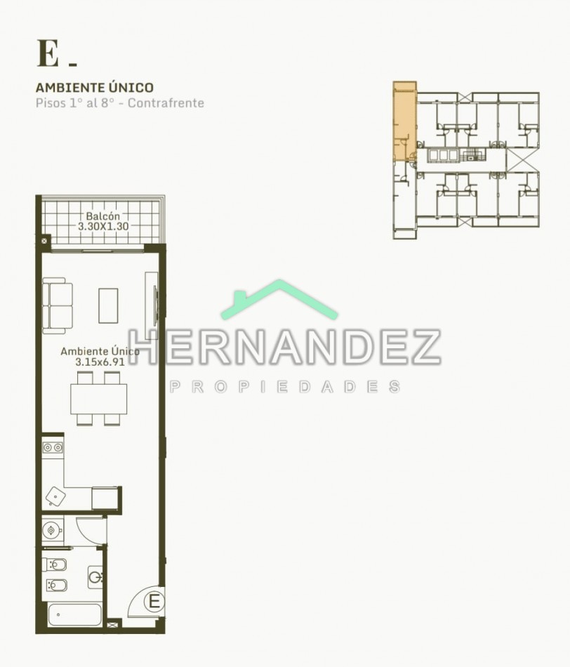 Venta Departamento Monoambiente en Pozo - Emprendimiento - Yatay 754 - Moron - Financia