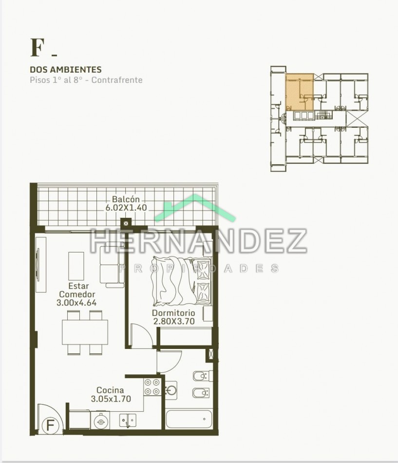 Venta Departamento 2 ambientes Emprendimiento - En Pozo - Moron Yatay 754 - Financia